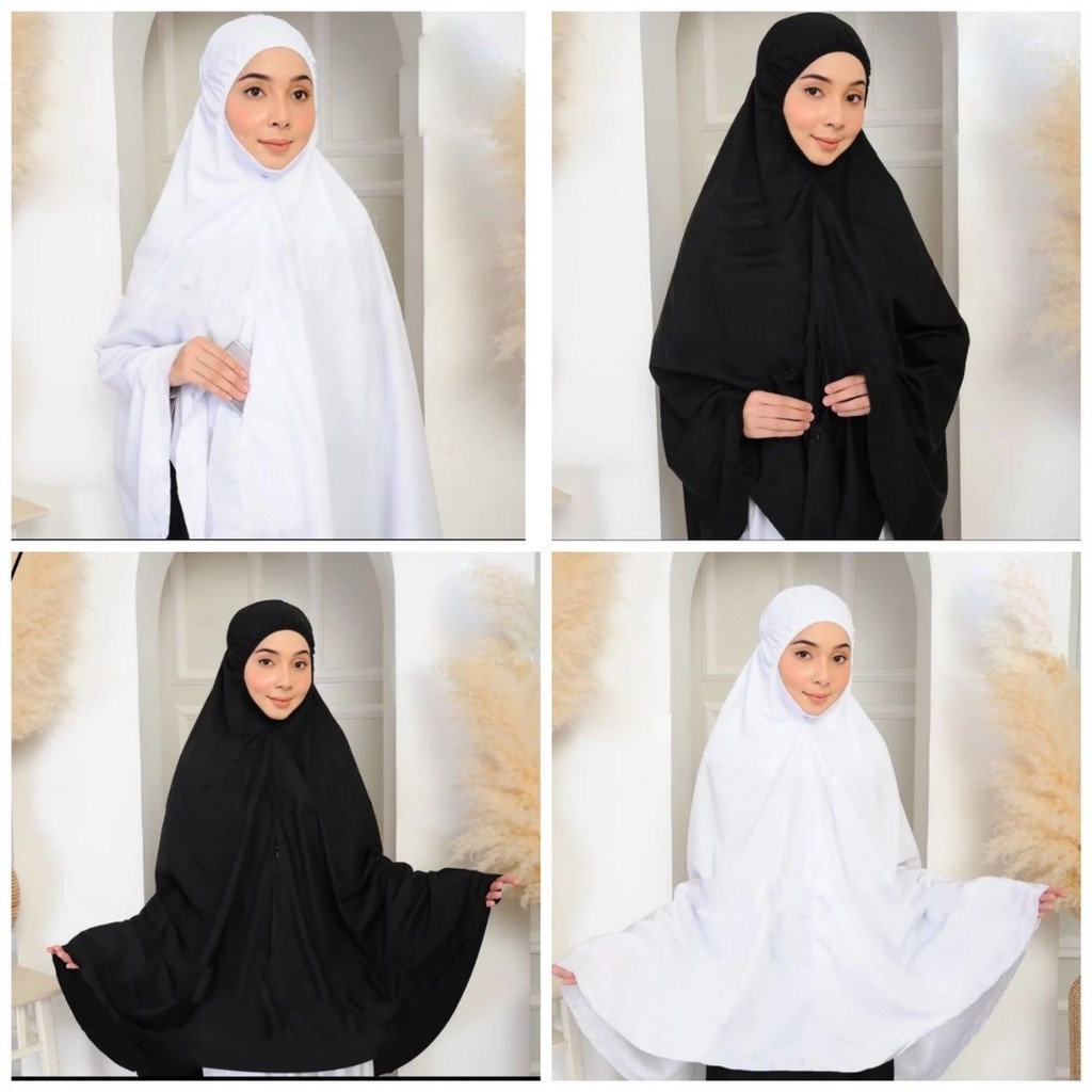 Mini Telekung Cotton Zip Pocket Umrah Hajj Adult by Zweedy Mart ...