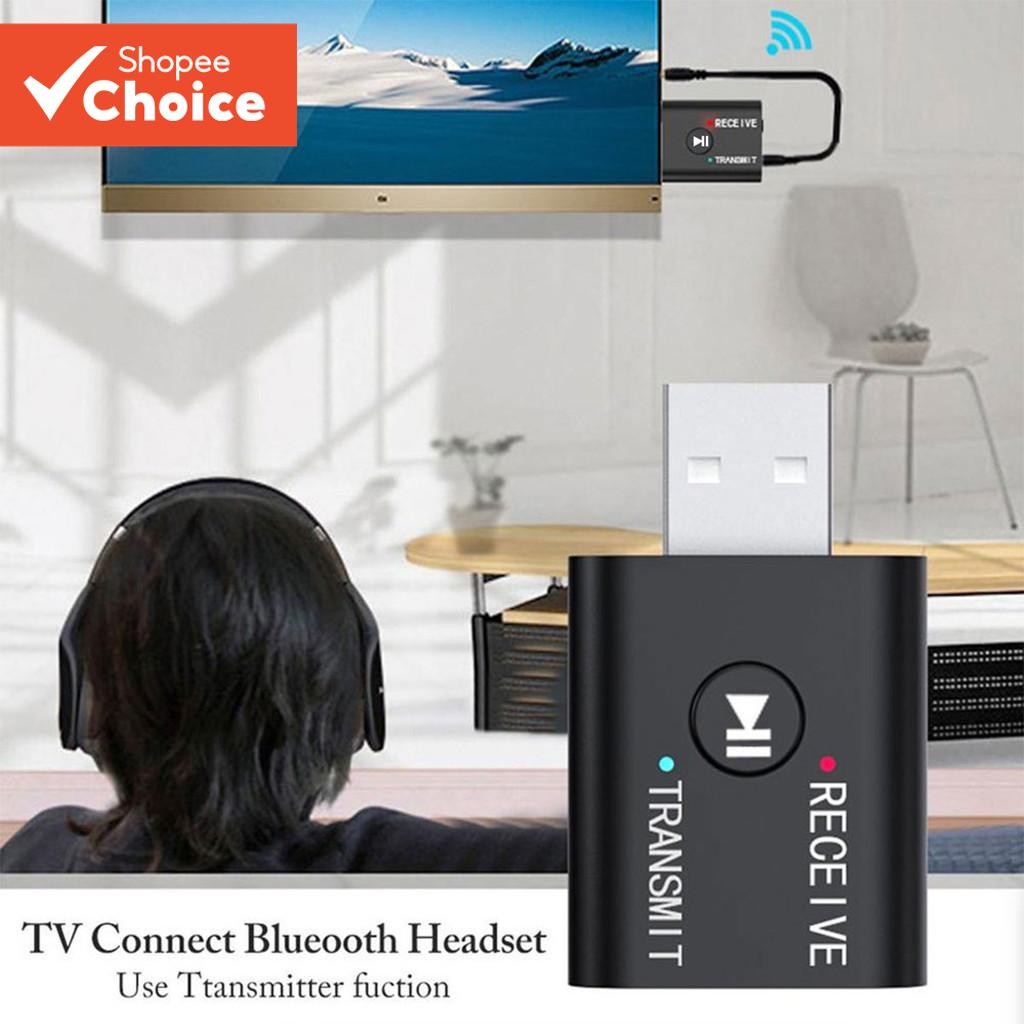 USB Wireless Bluetooth 5.0 Receiver Audio Transmitter 2in1 Bluetooth ...