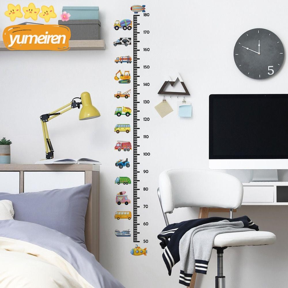 YUMEIREN Height Measuring Ruler Stickers, Waterproof Removable Height ...