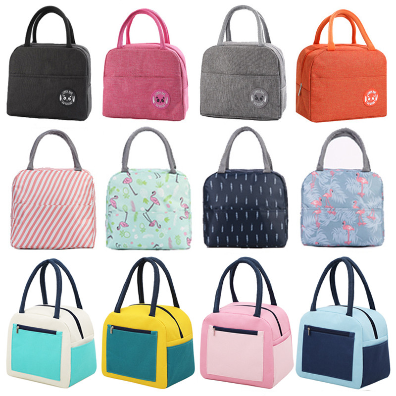 Insulated Lunch Bag -Large Capacity Aluminium Foil Waterproof Thermal Food Carrier for School/Office