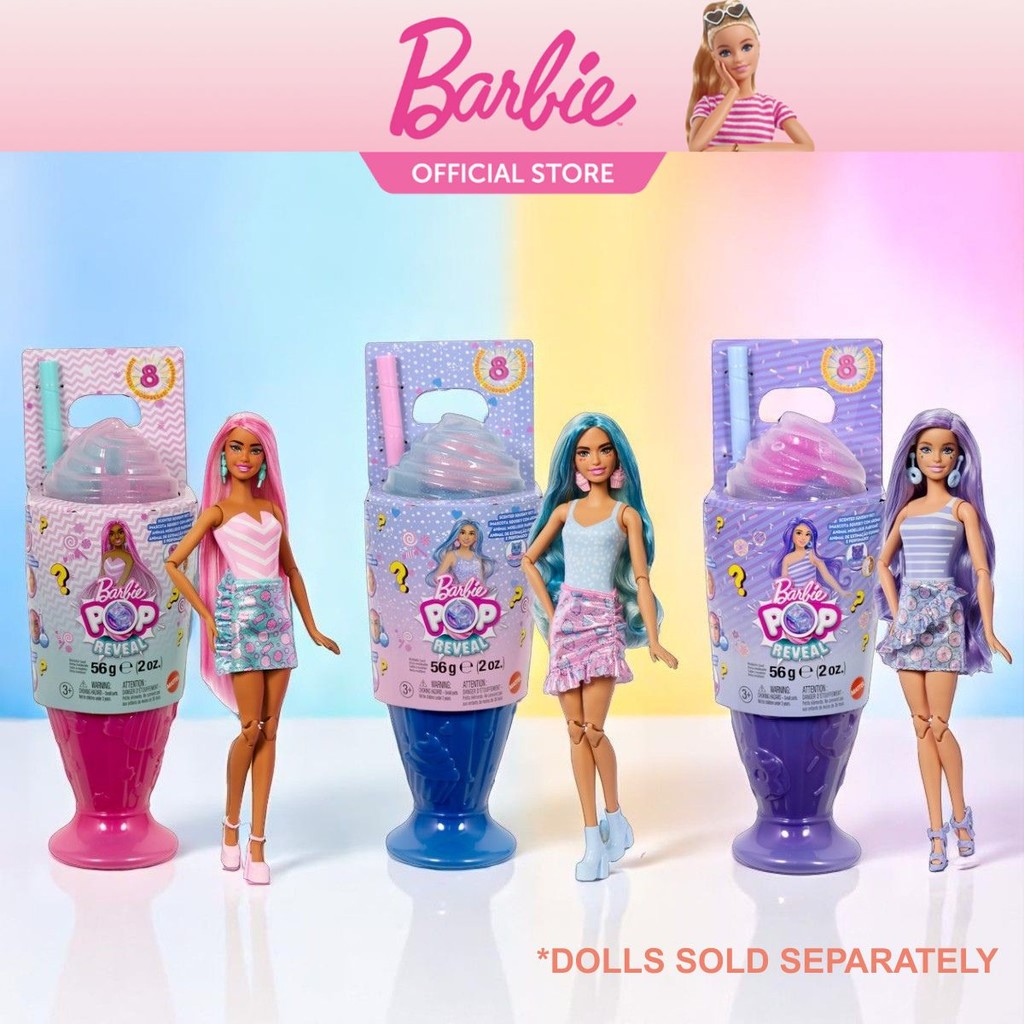 Barbie Pop Barbie Color Reveal Doll Set Surprise Barbie Color