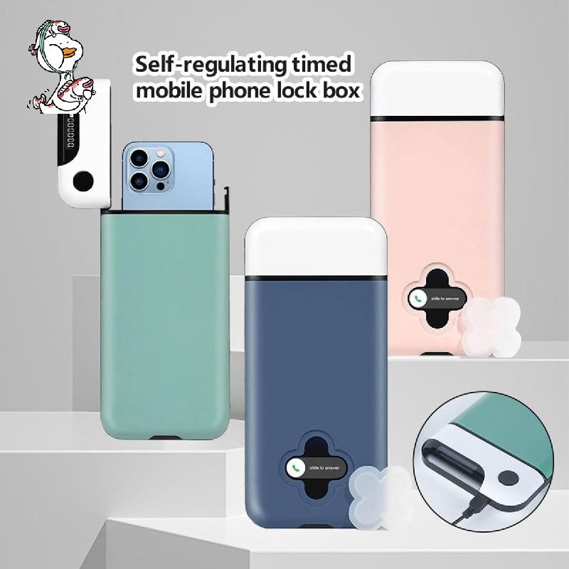 Smartphone Lock Box With Timer Portable Time Lock Box Helps Self ...