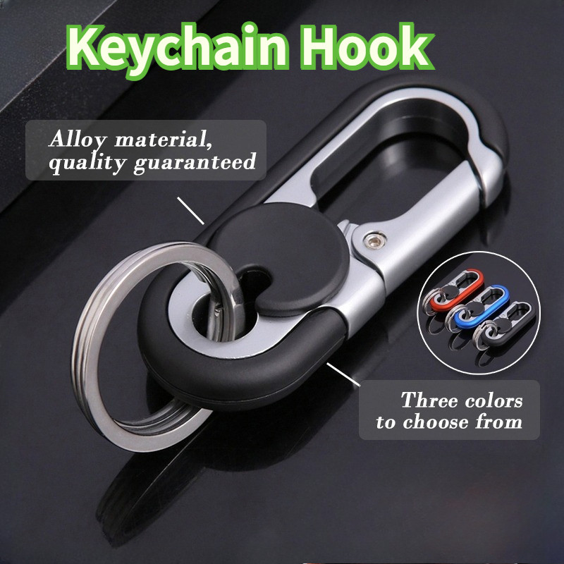 Motorcycle Keychain Hook Stainless Alloy Car Charm Ring Holder ...