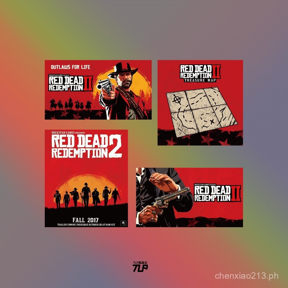 New Product TLP Stickers R Star Rostar Red Dead Redemption2Redemption ...