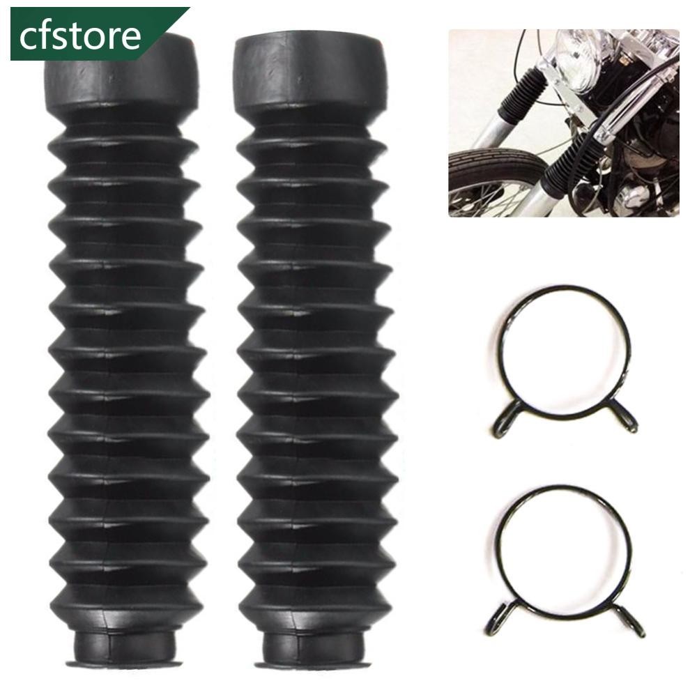 CFSTORE 2pcs Universal Motorcycle Front Fork Cover Protector Gaiters ...