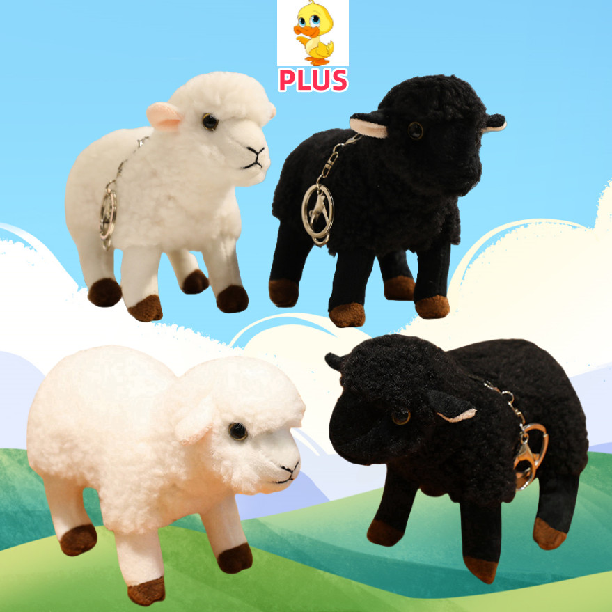 PLUS High Quality Artificial Sheep Wool Toy Pendant Fun and Cute Sheep ...