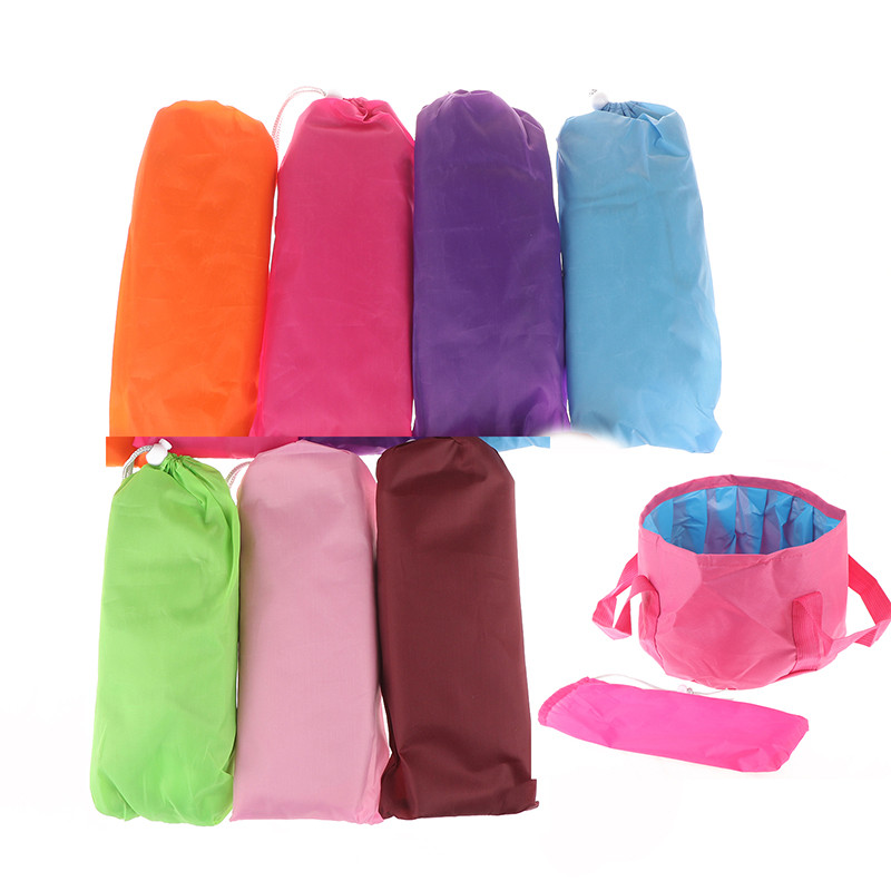 filly Travel Foldable Foot Tub Outdoor Portable Bath Bag Wash Basin ...