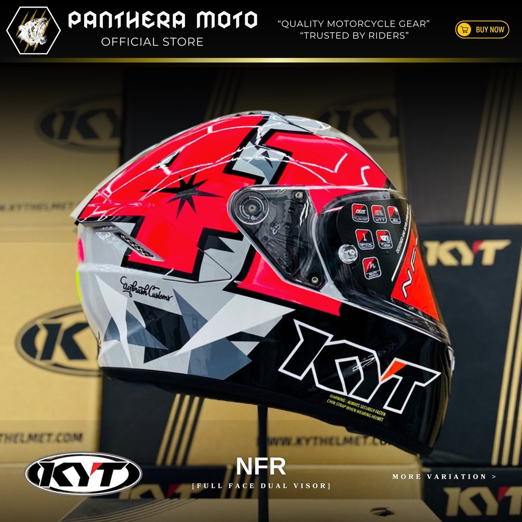 KYT NFR MOTORCYCLE HELMETS Shopee Philippines
