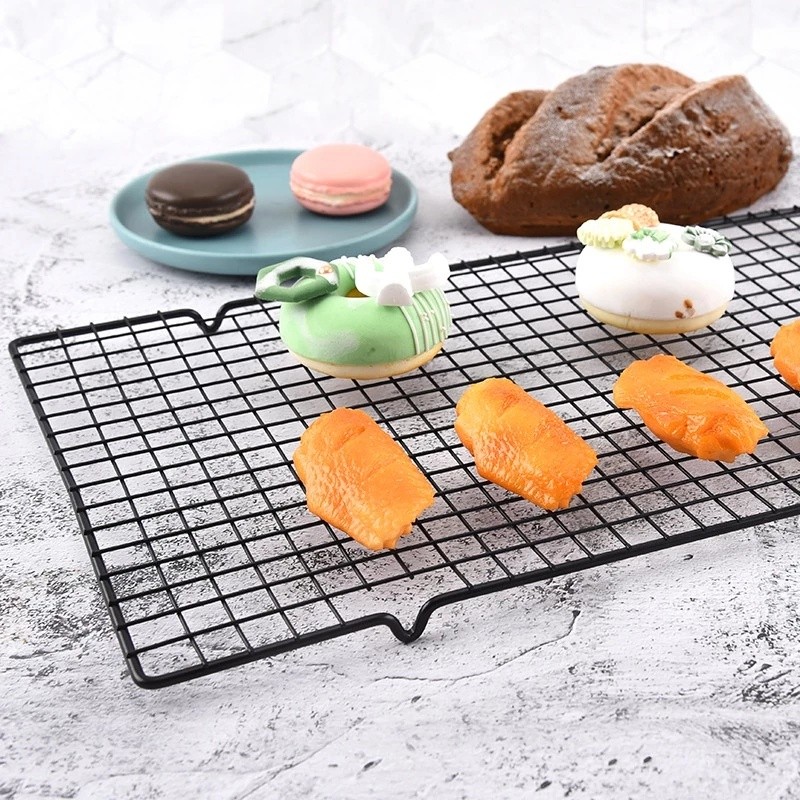 Cooling Rack Kitchen Cooking Stainless Steel Non-Stick Baking Tray Rack ...