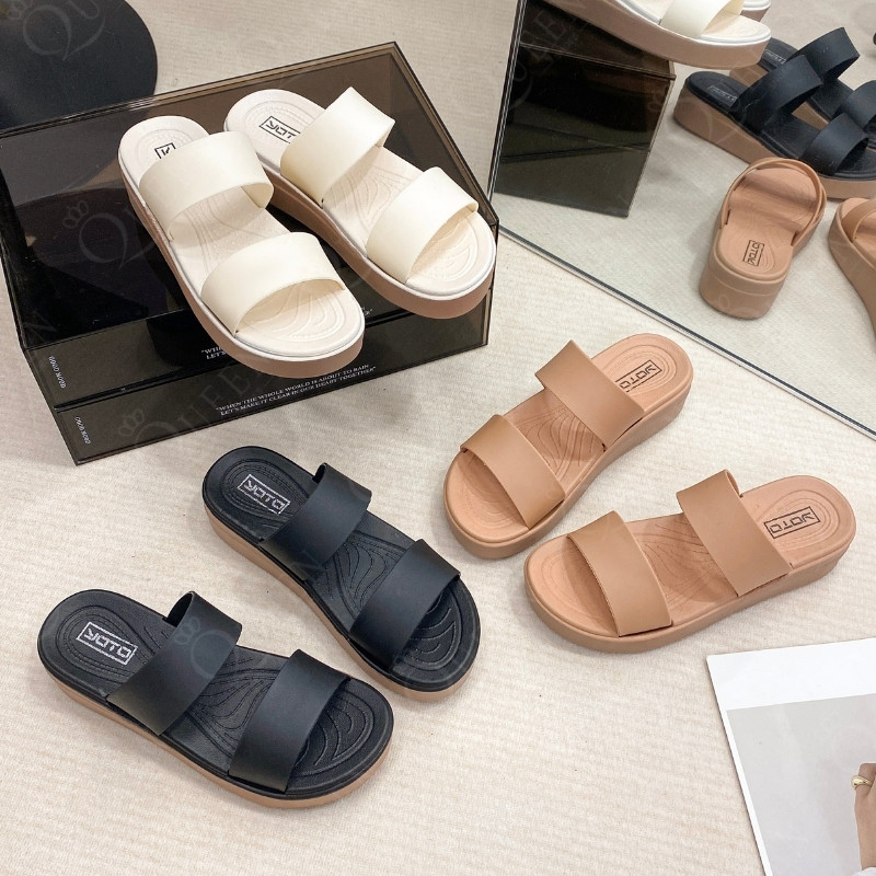 LALA Wedge Slip on Two Strap Vita Outdoor Tsinelas Water Resistant Step ...