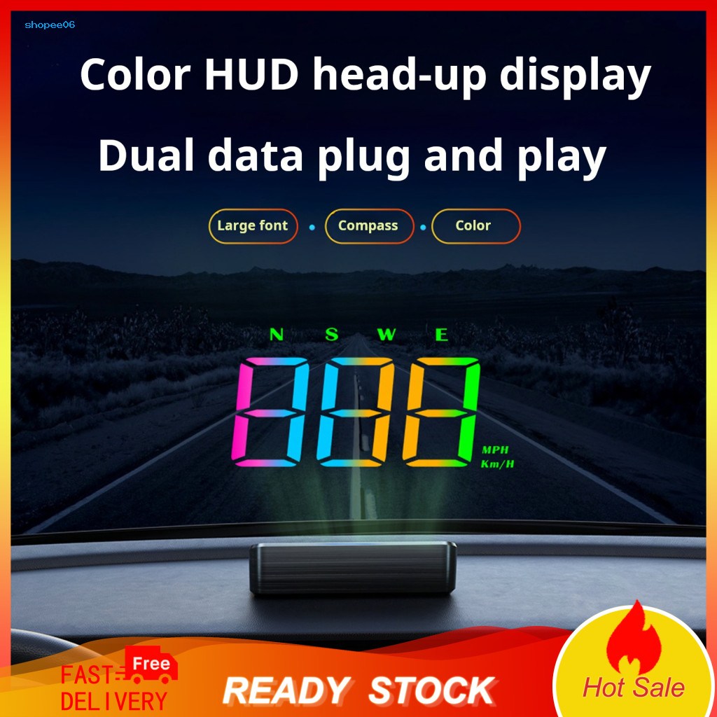 JJAM Digital Gps Speedometer Easy Install Car Hud Screen Easy Setup ...