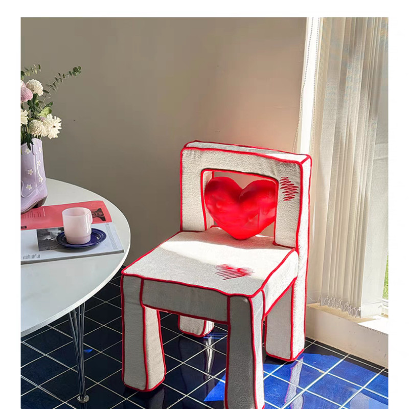Love Comic Chair Retro Living Room Leisure Chair Makeup Chair Dining ...