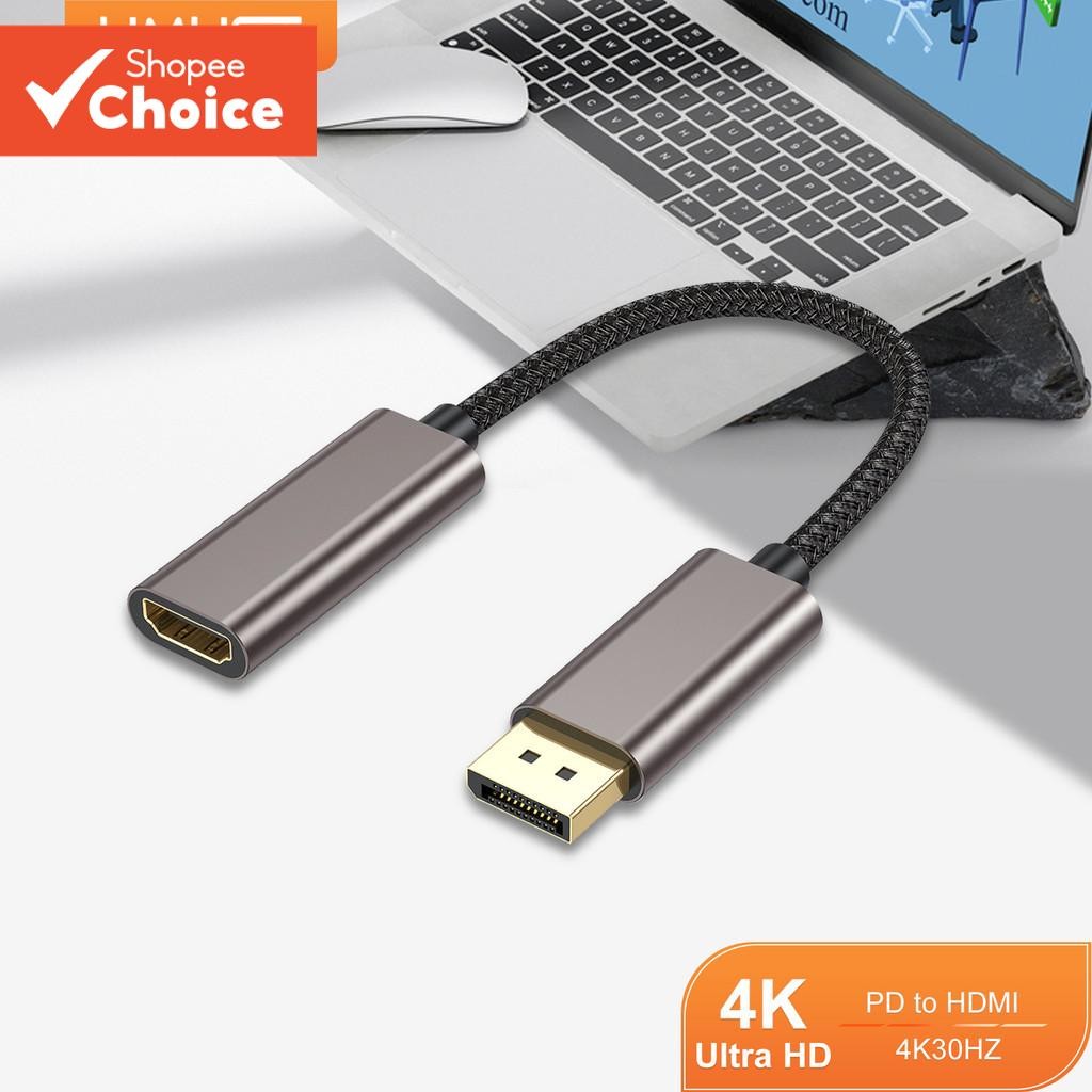 DP to HDMI Conversion Cable, Display Port Gold-Plated Connector Female ...