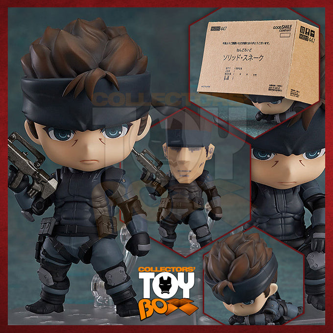 Good Smile Company Nendoroid Solid Snake 10 Cm – Metal Gear Solid – Figura Articolata Con Accessori (Pistola, Fucile, Scatola) – Re-Run