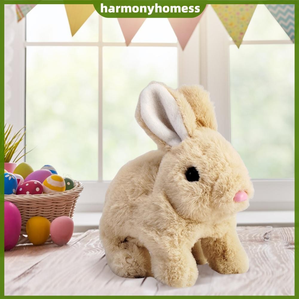 Easter Simulation Electric Rabbit Pet with Sounds & Movements Electric ...