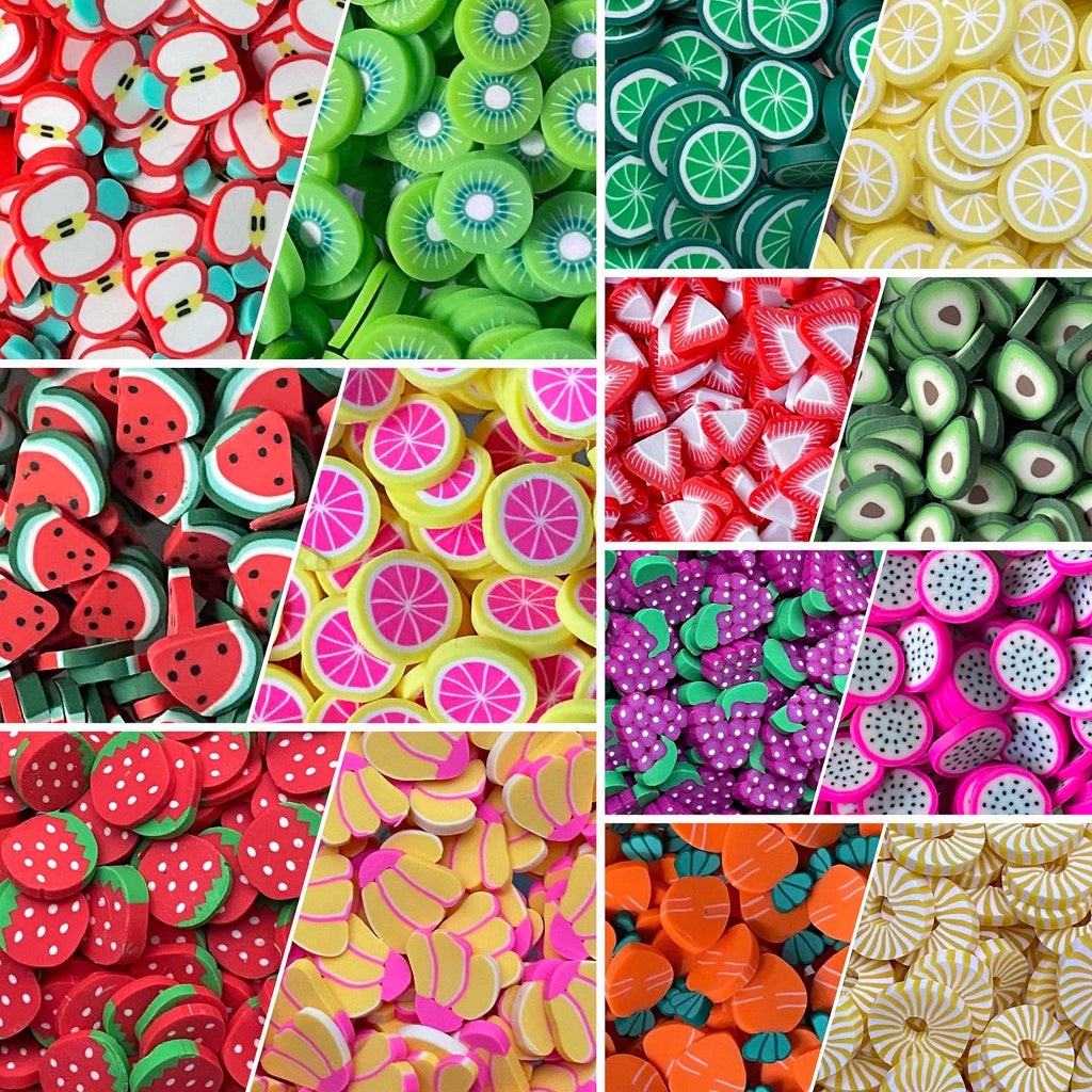 Plastic Polymer Fimo Fruit Slices for crafts (10mm) | Shopee Philippines