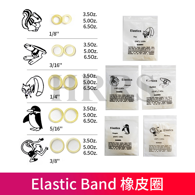 5 Packs Orthodontic Traction Ring Rubber Band Rubber Band Teeth Braces ...
