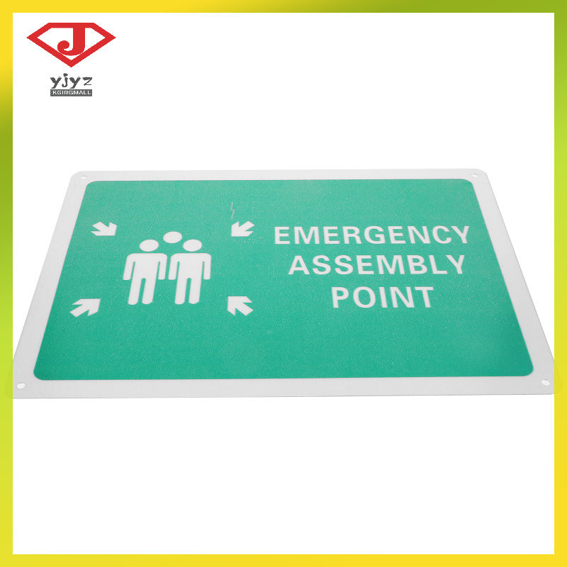 Aluminum Fire Fighting Stand Point Signs Emergency Assembly Electrical ...