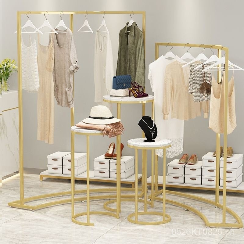 Clothes Hanger Clothing Store European Style Combination Rack Clothes ...