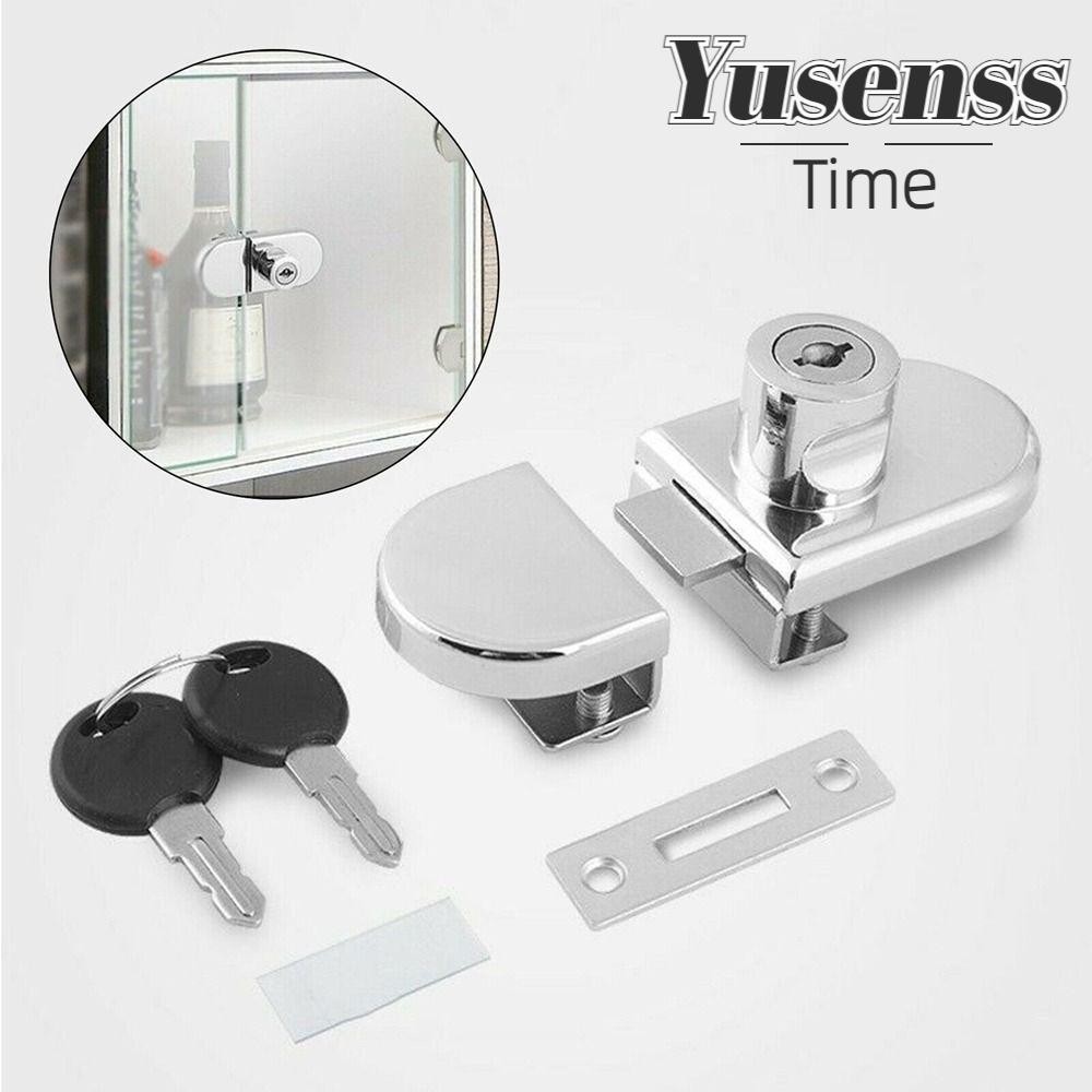 YUSENSS Cabinet Door Lock Cabinet Display Lock Double Open Sliding ...