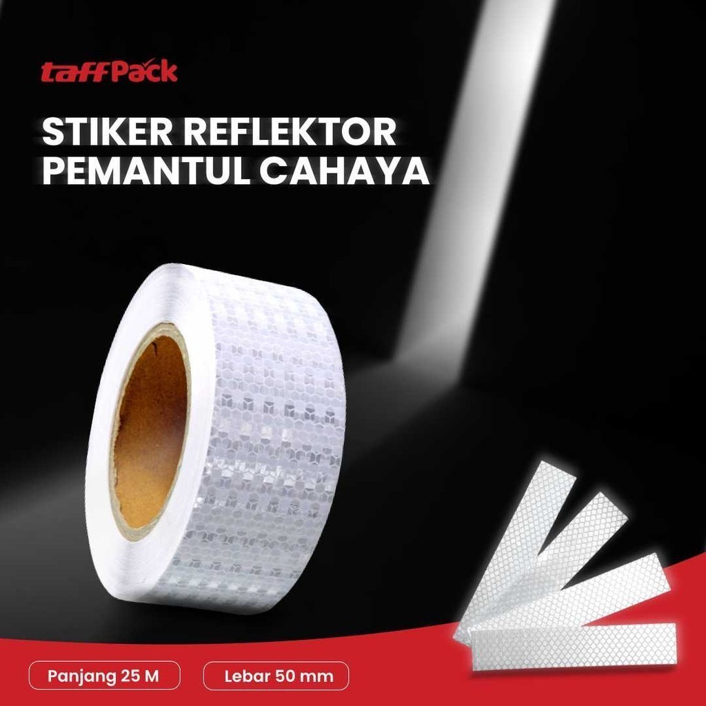 CAHAYA Car Reflector Sticker Light Reflecting Warning Sign Duct Tape ...