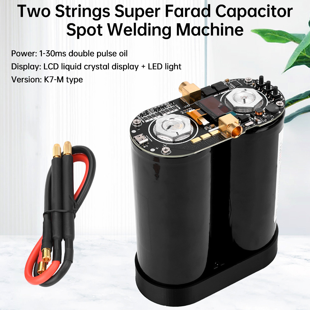 Pcbfun 18650 Lithium Battery Spot Welder Fara Capacitor Welding Machine ...