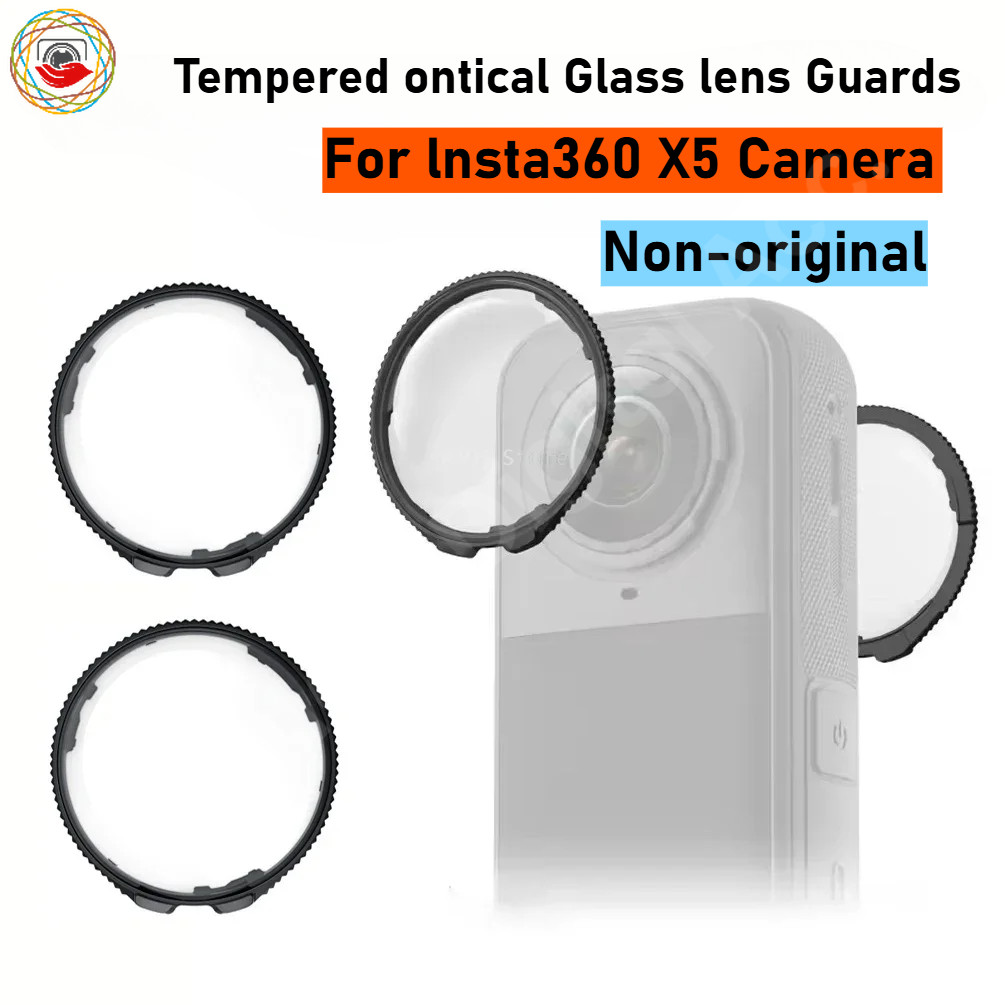 Glass Lens Guards For Insta360 X5 Tempered glass Scratch-resistant Lens ...