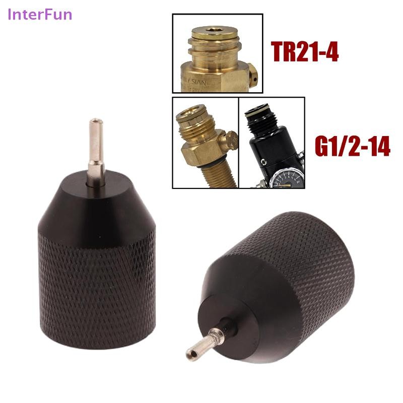 hot CO2 Quick Inflation Connector Refill Charging Needle Adapter Soda ...