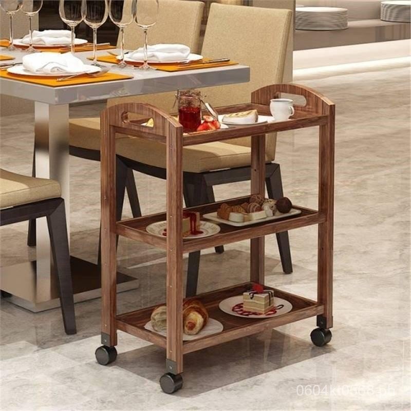 Movable Cart Kitchen Hot Pot Restaurant High-Quality Leather Floor Rack ...