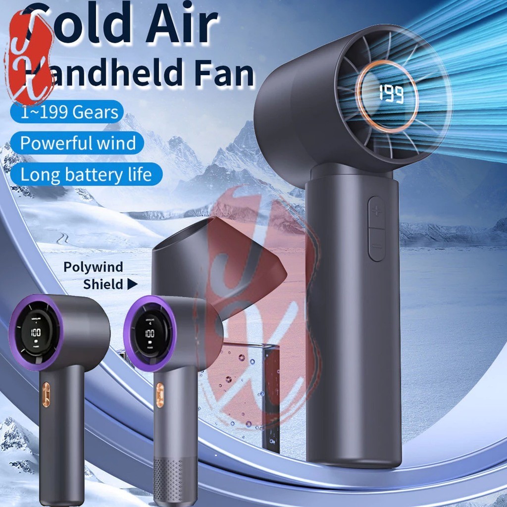 Handheld Fan T11-T12-T13 Mini Fan Rechargeable Jet Fan Strong Wind 100 ...
