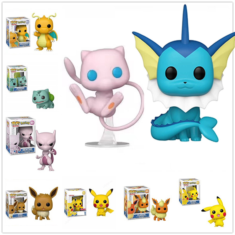 Funko Pop Pokemon Bulbasaur Mewtwo Vulpix Flareon Pikachu Charmander ...