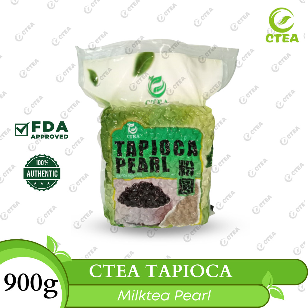 Ctea Black pearl 900g / Plain Packaging / Tapioca Pearl / Milk Tea ...