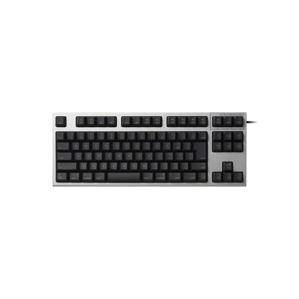 Topre REALFORCE TKL SA for Mac English layout, uniform load, 87 keys ...
