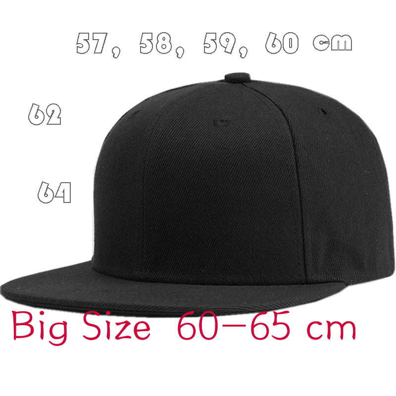 baseball cap fashion back closed cotton flat brim peaked caps new big ...