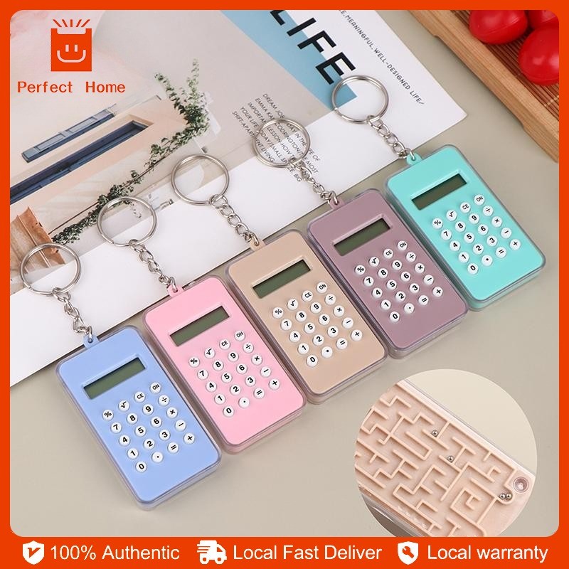 Mini Portable maze Calculator Hanging Pendant labyrinth Keychain ...