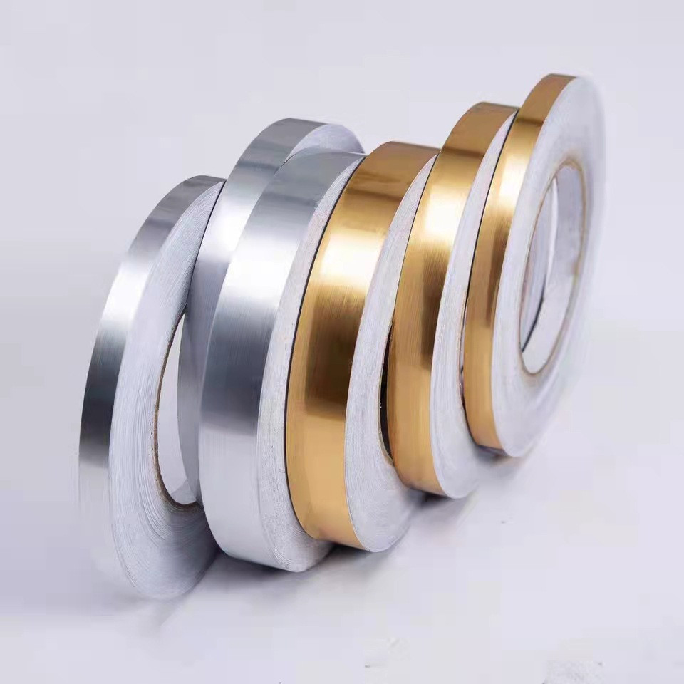 50M Gold Strip Sticker Wall Tape Tile Tape Seam Sticker Copper Foil ...