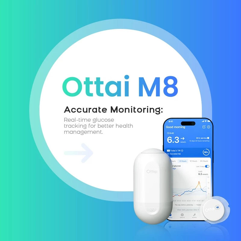 Ottai 3 Full Sets CGM Health Accessories Diabetes Glucose Sensor No ...