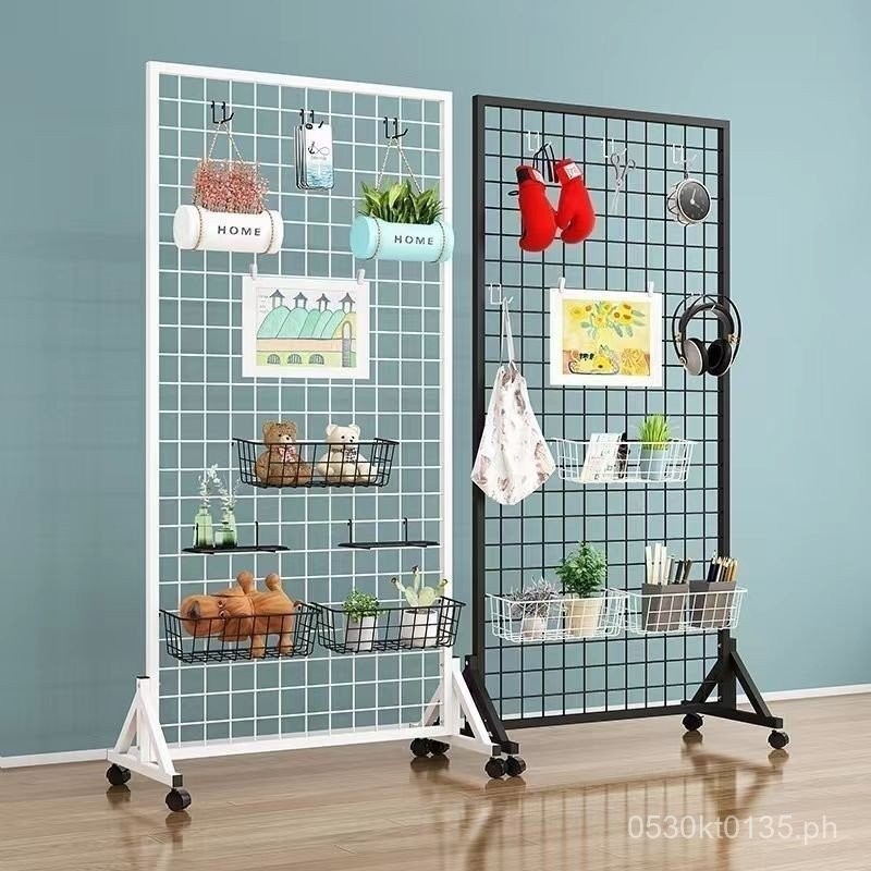 Shelf Iron Mesh Grid Wire Mesh Display Kindergarten Works Grid Storage ...