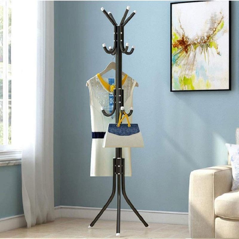 Bedroom coat rack floor vertical coat rack creative iron coat rack ...