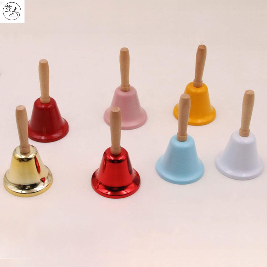 Christmas Jingle Hand Bell Loud Clear Bells Hand Held School Bells ...