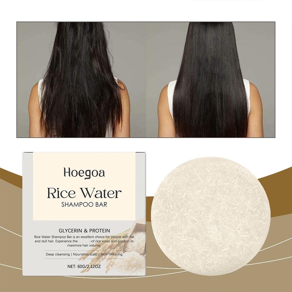 Korean Rice Water Shampoo Bar For Hair Strengthening Deep Cleansing ...