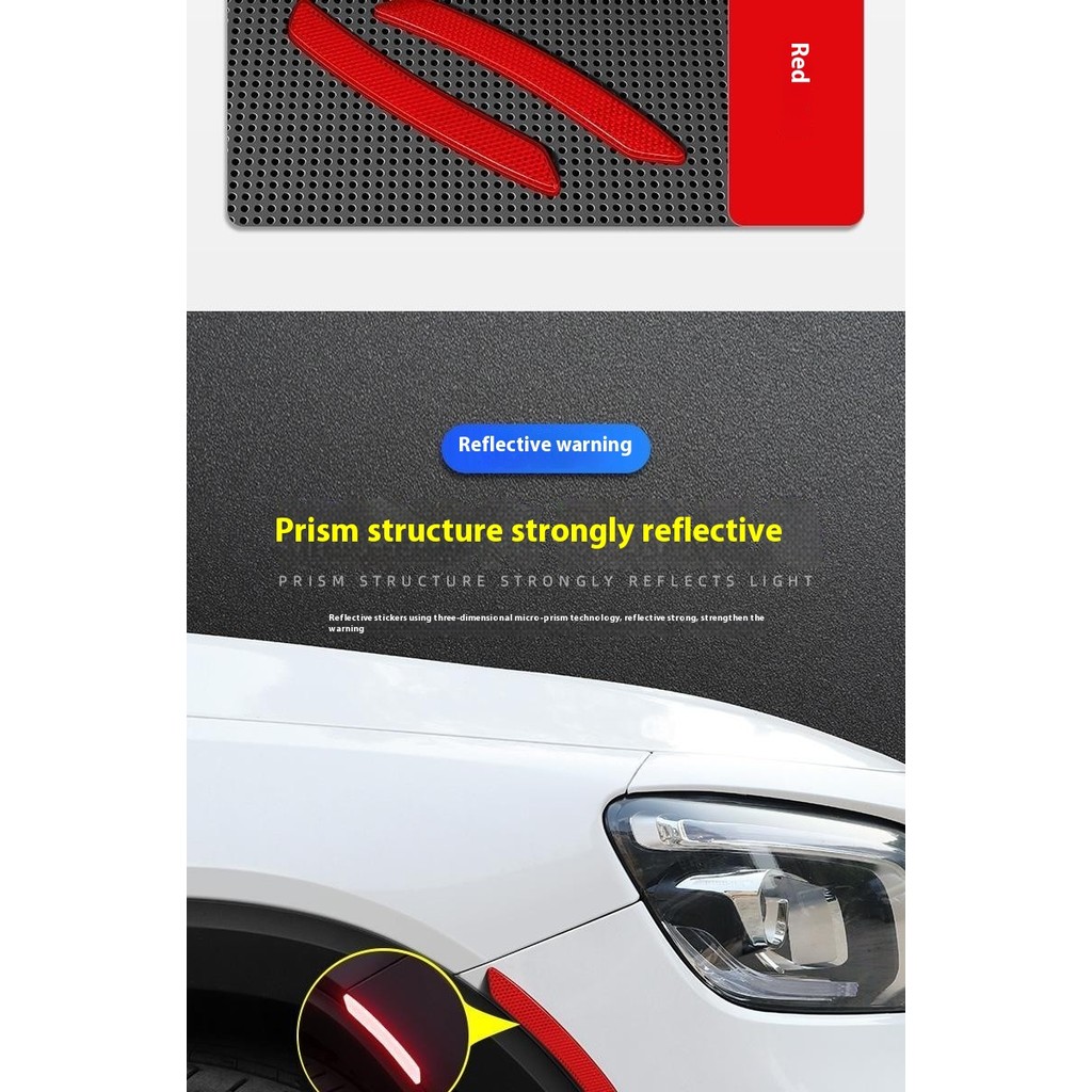 Reflective Car Fender Sticker Reflective Fender Strip Tape High ...
