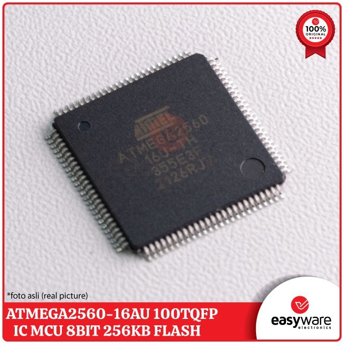 PART & TOOL ATmega2560-16AU TQFP-100 IC ATmega2560 smd CO27 | Shopee ...