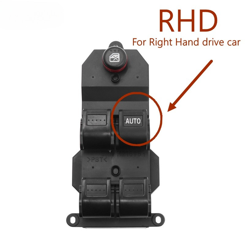LT Right Power Window Control Switch For Honda Civic Fit Jazz CRV CR-V ...