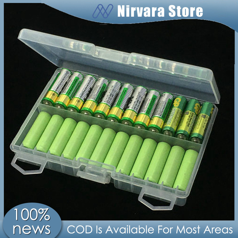 Waterproof Battery Storage Box Battery Holder Battery Case Can Storing ...