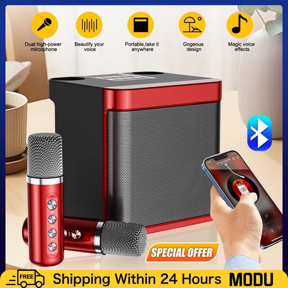 3D Stereo Amplifier Speaker Bluetooth Speaker with mic Wireless Dual ...