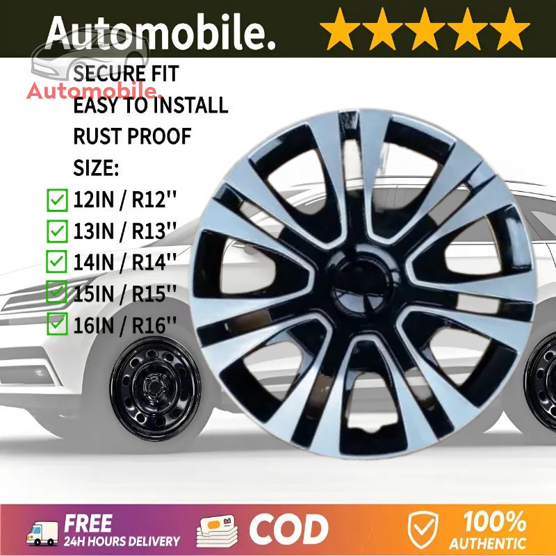 1PCS 12/13/14/15Inch Vehicle Wheel Cover Truck Rim Ornamental Hub Cap ...