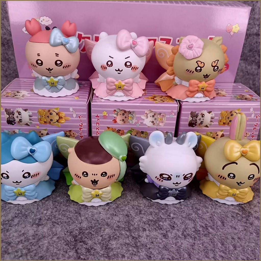 YB1 7pcs Chiikawa Action Figure hachiware usagi Momonga Kurimanju cos ...