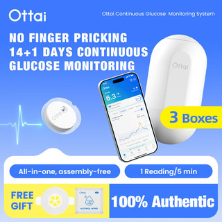 Ottai 3 Full Sets CGM Health Accessories Diabetes Glucose Sensor No ...