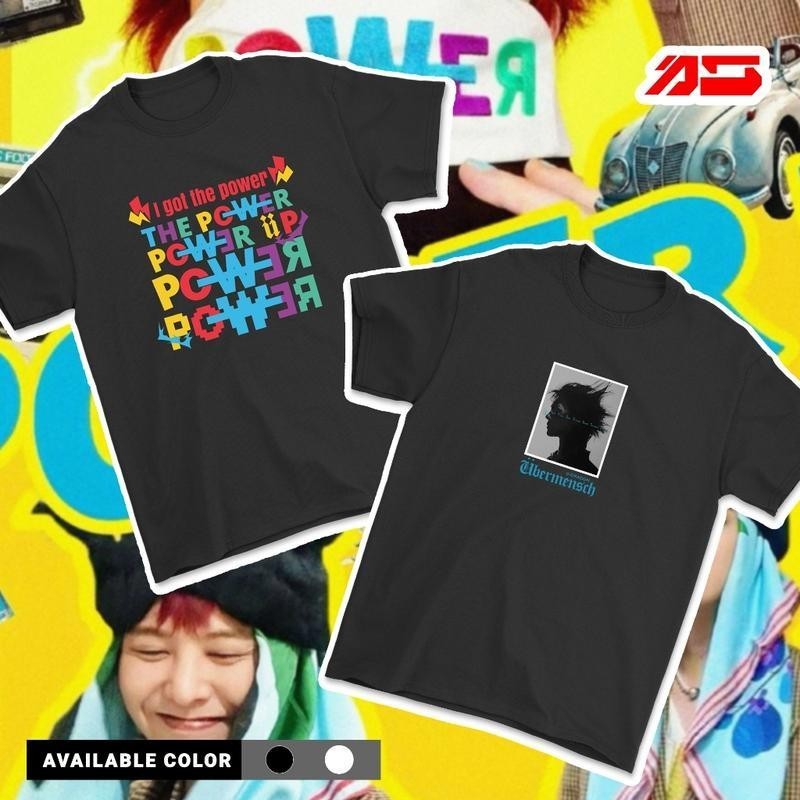 2025 Gd/ G Dragon/ Gdragon Bigbang POWER ubermensch T Shirt KPOP ...